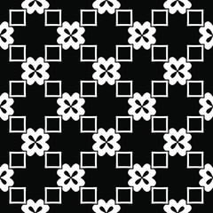 Seamless vector pattern in geometric ornamental style. 