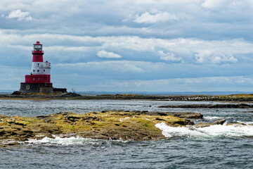 Longstone Lighthouse in the farne Islands - United Kingdom