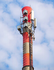 Microwave and cellular tower