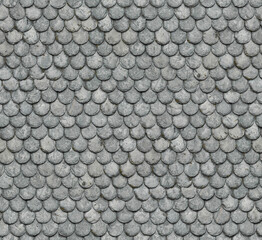 Seamless Texture of Slate Tiles Roofing