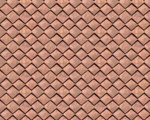 Seamless Texture of Slate Tiles Roofing