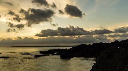 Sunset from a beach in Kenting National Park, on the south of Taiwan