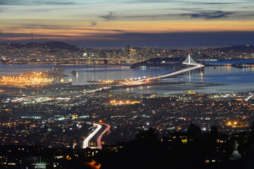 sunset at san francisco