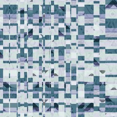 Seamless funky graphic pattern motif of chaotic and psychedelic noise. High quality illustration. Glitchy messy technical failure like design. Dynamic linear optical illusion print for surface print.