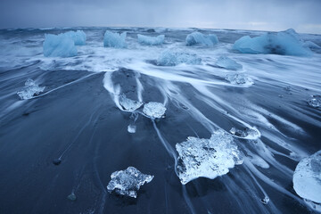 Fototapeta na wymiar iceberg beach