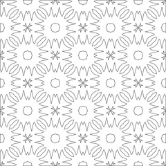 
Vector geometric pattern. Repeating elements stylish background abstract ornament for wallpapers and 

backgrounds. Black and white colors