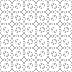 
Vector geometric pattern. Repeating elements stylish background abstract ornament for wallpapers and 

backgrounds. Black and white colors