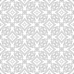 
Vector geometric pattern. Repeating elements stylish background abstract ornament for wallpapers and 

backgrounds. Black and white colors