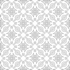 
Vector geometric pattern. Repeating elements stylish background abstract ornament for wallpapers and 

backgrounds. Black and white colors