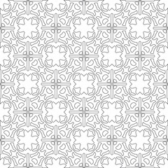Vector geometric pattern. Repeating elements stylish background abstract ornament for wallpapers and 

backgrounds. Black and white colors