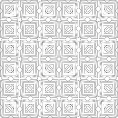Vector geometric pattern. Repeating elements stylish background abstract ornament for wallpapers and 

backgrounds. Black and white colors
