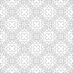 Vector geometric pattern. Repeating elements stylish background abstract ornament for wallpapers and 

backgrounds. Black and white colors