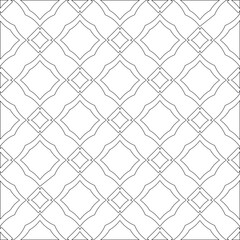 Vector geometric pattern. Repeating elements stylish background abstract ornament for wallpapers and 

backgrounds. Black and white colors