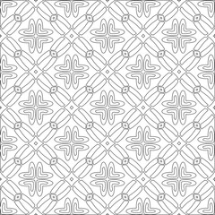 Vector geometric pattern. Repeating elements stylish background abstract ornament for wallpapers and 

backgrounds. Black and white colors