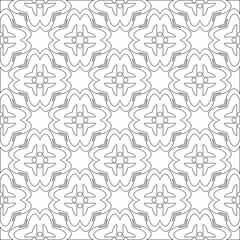 Vector geometric pattern. Repeating elements stylish background abstract ornament for wallpapers and 

backgrounds. Black and white colors