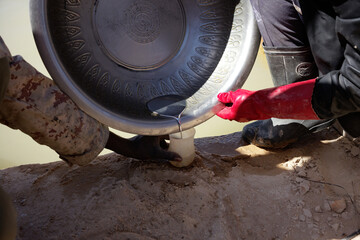 In Mauritania (Chami), gold artisanal miners use mercury to extract gold from the ore. Mercury is...