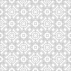 Vector geometric pattern. Repeating elements stylish background abstract ornament for wallpapers and 

backgrounds. Black and white colors