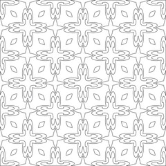Vector geometric pattern. Repeating elements stylish background abstract ornament for wallpapers and 

backgrounds. Black and white colors