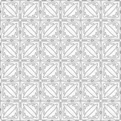 Vector geometric pattern. Repeating elements stylish background abstract ornament for wallpapers and 

backgrounds. Black and white colors