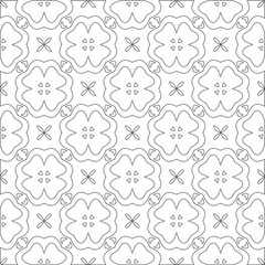 Vector geometric pattern. Repeating elements stylish background abstract ornament for wallpapers and 

backgrounds. Black and white colors