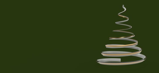 modern winter merry christmas card modern 3d minimal