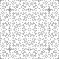Vector geometric pattern. Repeating elements stylish background abstract ornament for wallpapers and 

backgrounds. Black and white colors