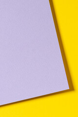 Abstract geometric paper background in yellow and gray colors
