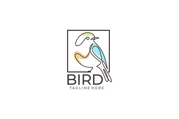 Bird logo vector icon template