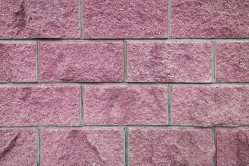 A wall of large brick for a background paint.