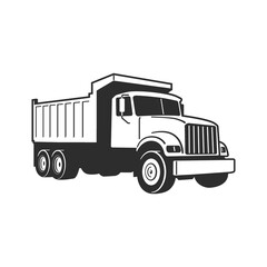 Vector Cartoon Dump Truck. Tipper truck. Vector Cartoon Dump Truck. Vector Cartoon Dump Truck. Tipper truck.
