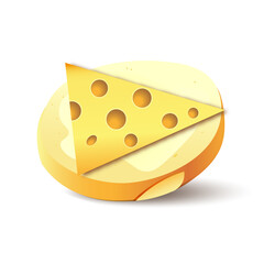Cheese sandwich illustration 