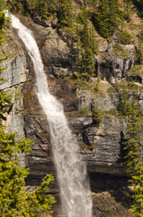 Obraz na płótnie Canvas A View of Bridal Veil Falls