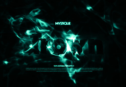 Water and Fire Distortion Text Effect
