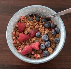 Müsli in Schüssel