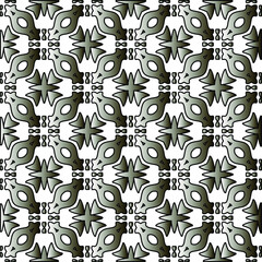 
Silver metallic gradient with repeat Pattern . Abstract metallic background.