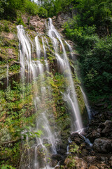 Saklikent Waterfall located in the borders of Yigilca district of Düzce province of Turkey.