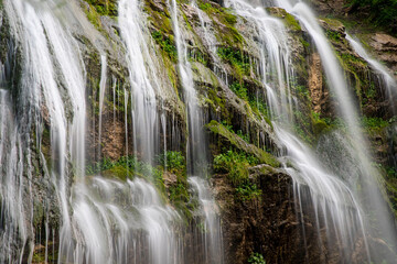 Saklikent Waterfall located in the borders of Yigilca district of Düzce province of Turkey.