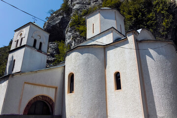 Fototapeta premium Medieval Gornjak Monastery near town of Petrovac, Serbia
