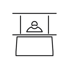 promo stand icons symbol vector elements for infographic web