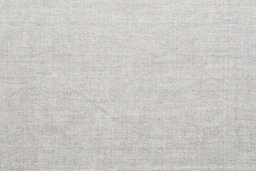 Fototapeta na wymiar Linen fabric texture background. Natural gray cloth surface closeup