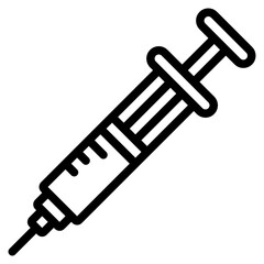 syringe line icon