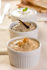 antepasto Arabe Homus Babaganuche coalhada