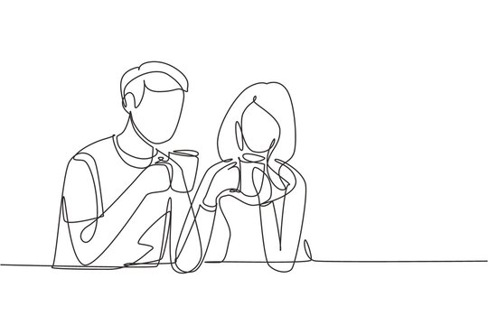 recommend clip art: Single continuous line drawing