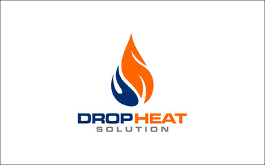 Illustration graphic vector of plumbing and heating service Logo Design template