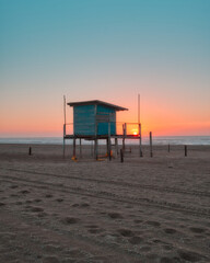 beach landscape. Aid station