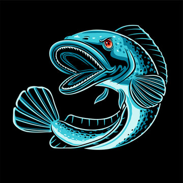 Snake Head Fish illustration