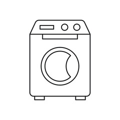 Washing machine icon design isolated on white background