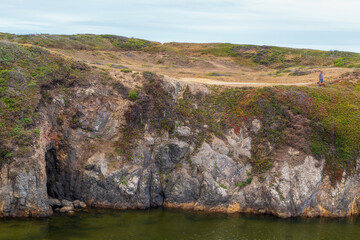 Scenic coastal landscape in MacKerricher State Marine Conservation Area near Fort Bragg, California