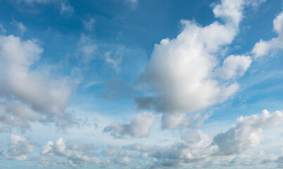 blue sky with clouds