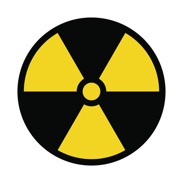 Nuclear symbol vector illustration editable